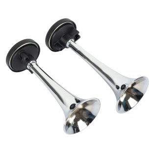 MARCO - CL2 twin metal chromed horns 12V