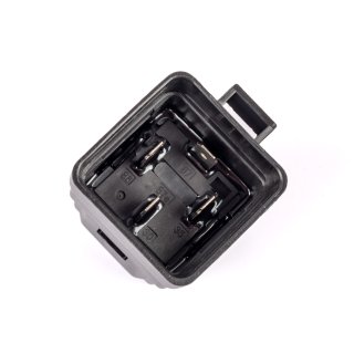 Aiqeer 3 Pièces 4 Broches Voiture Relais, 12V 40A SPST Relais Automobile avec Prise de Faisceau et Pré-Câblé (Noir