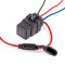 Car Relay Waterproof IP67 12V - 40A with socket, cables 12 AWG and fuse