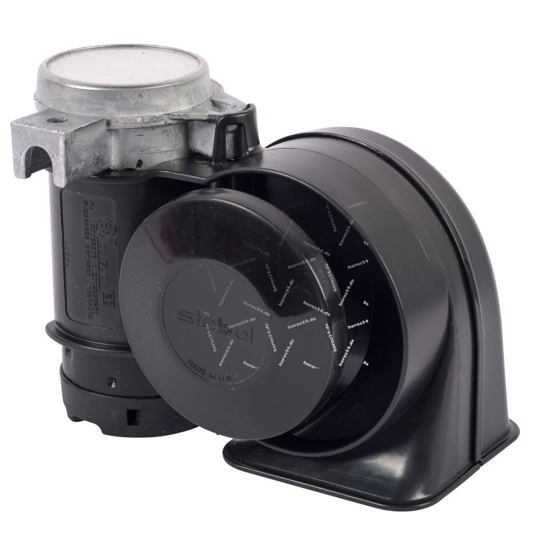 Stebel Trombe Nautilus Red Rouge 12V Compact Twin Tone Air Horn For Car RV Truck & Bike H-212S