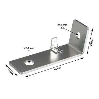 MOUNTING BRACKET WITH GROUND CONTACT